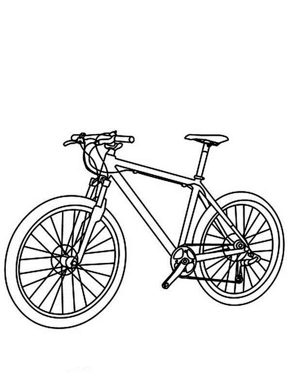 Dibujo para colorear: Bike / Bicycle (Transporte) #137095 - Dibujos para Colorear e Imprimir Gratis