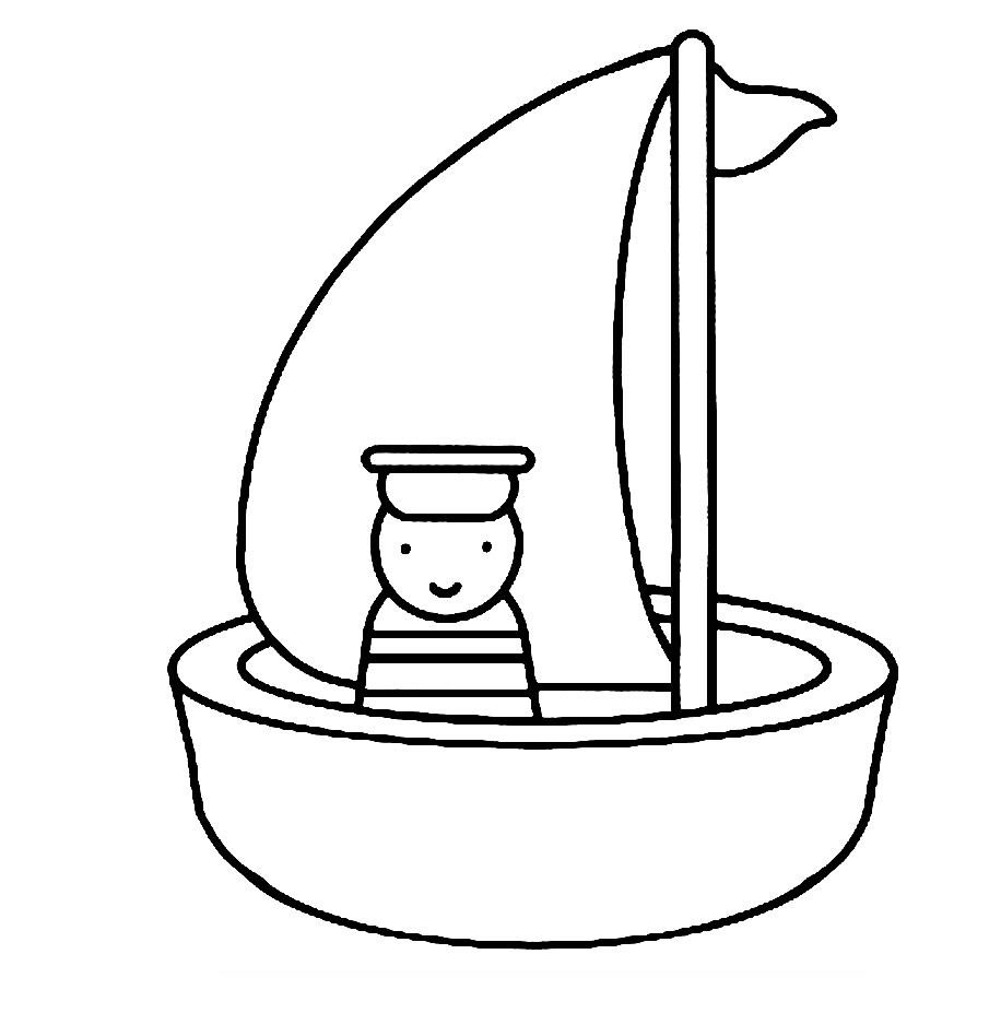 Dibujo para colorear: Boat / Ship (Transporte) #137466 - Dibujos para Colorear e Imprimir Gratis