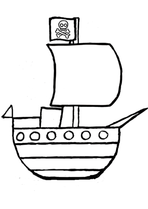 Dibujo para colorear: Boat / Ship (Transporte) #137475 - Dibujos para Colorear e Imprimir Gratis