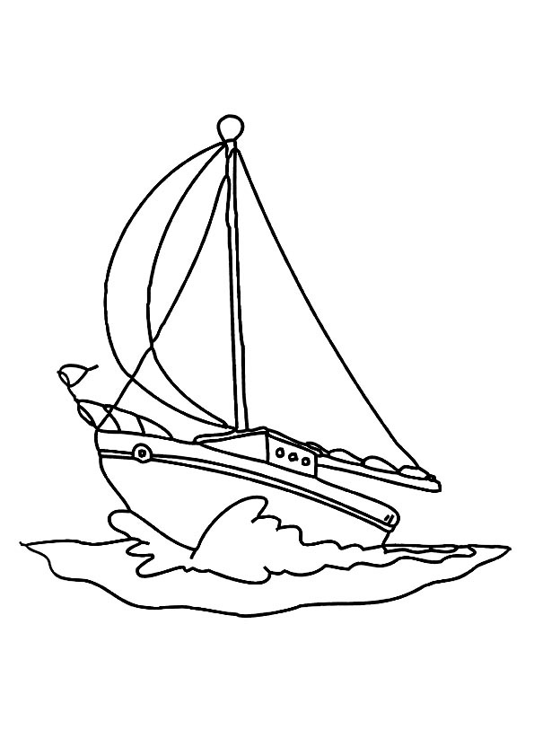 Dibujo para colorear: Boat / Ship (Transporte) #137479 - Dibujos para Colorear e Imprimir Gratis