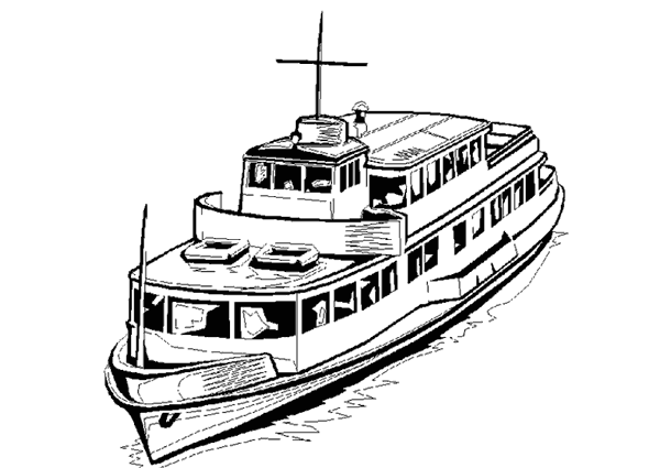 Dibujo para colorear: Boat / Ship (Transporte) #137519 - Dibujos para Colorear e Imprimir Gratis