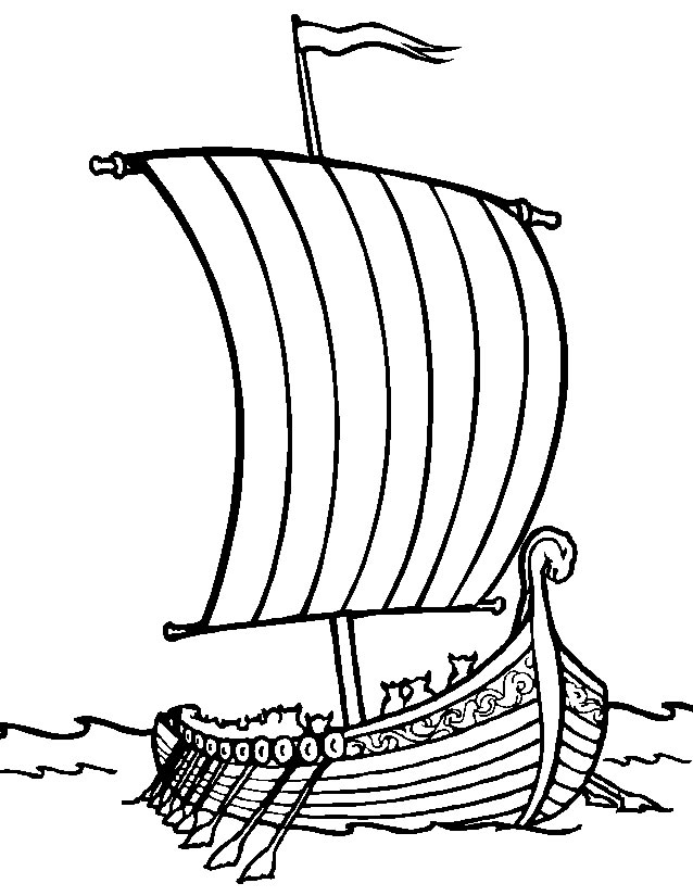Dibujo para colorear: Boat / Ship (Transporte) #137520 - Dibujos para Colorear e Imprimir Gratis