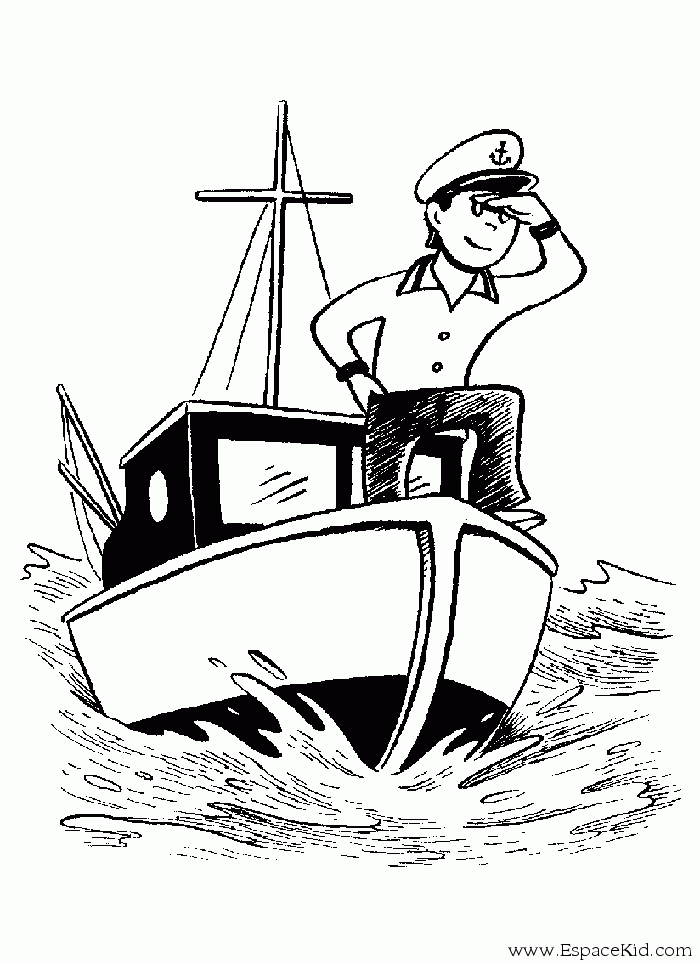 Dibujo para colorear: Boat / Ship (Transporte) #137552 - Dibujos para Colorear e Imprimir Gratis