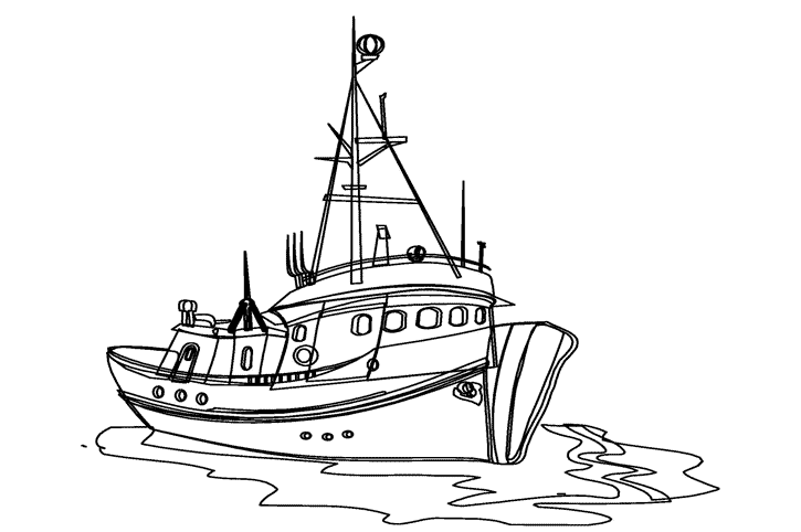 Dibujo para colorear: Boat / Ship (Transporte) #137605 - Dibujos para Colorear e Imprimir Gratis