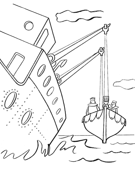 Dibujo para colorear: Boat / Ship (Transporte) #137651 - Dibujos para Colorear e Imprimir Gratis