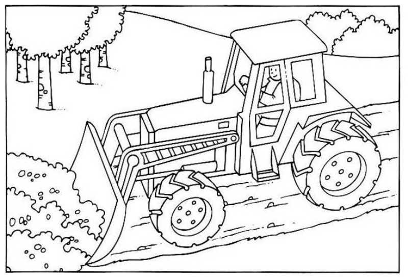 Dibujo para colorear: Bulldozer / Mecanic Shovel (Transporte) #141681 - Dibujos para Colorear e Imprimir Gratis