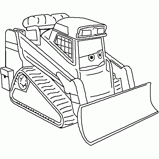 Dibujo para colorear: Bulldozer / Mecanic Shovel (Transporte) #141692 - Dibujos para Colorear e Imprimir Gratis