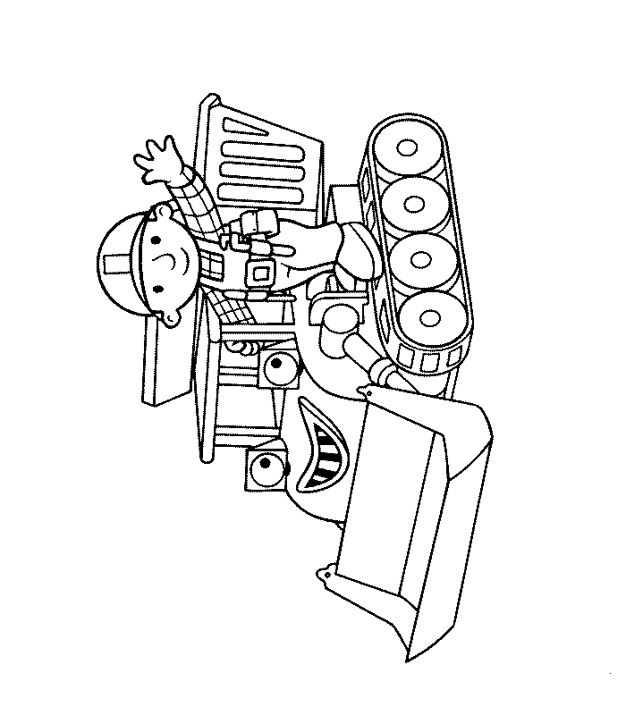 Dibujo para colorear: Bulldozer / Mecanic Shovel (Transporte) #141708 - Dibujos para Colorear e Imprimir Gratis
