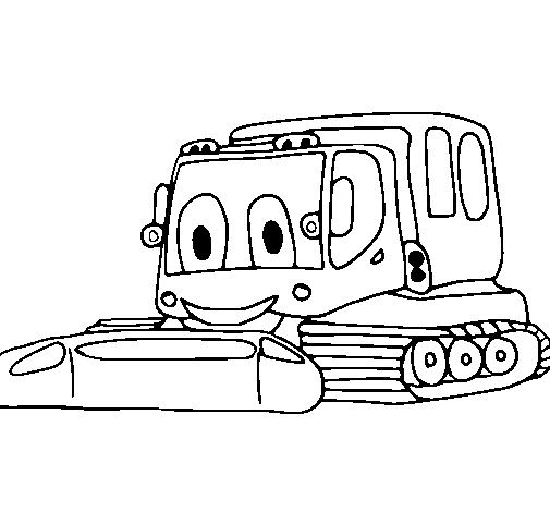 Dibujo para colorear: Bulldozer / Mecanic Shovel (Transporte) #141778 - Dibujos para Colorear e Imprimir Gratis