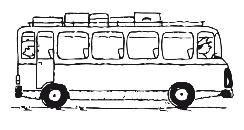 Dibujo para colorear: Bus (Transporte) #135307 - Dibujos para Colorear e Imprimir Gratis