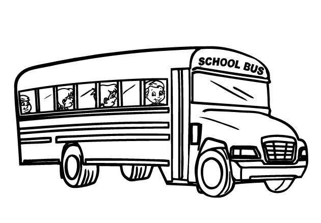 Dibujo para colorear: Bus (Transporte) #135339 - Dibujos para Colorear e Imprimir Gratis