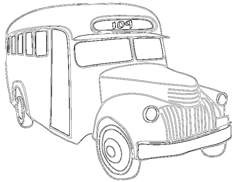 Dibujo para colorear: Bus (Transporte) #135460 - Dibujos para Colorear e Imprimir Gratis