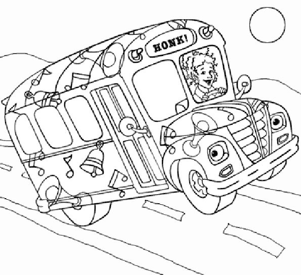Dibujo para colorear: Bus (Transporte) #135490 - Dibujos para Colorear e Imprimir Gratis