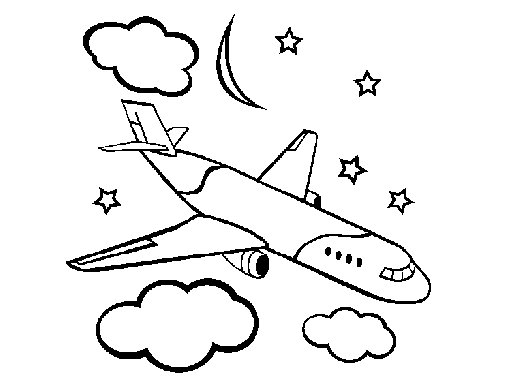 Dibujo para colorear: Plane (Transporte) #134778 - Dibujos para Colorear e Imprimir Gratis