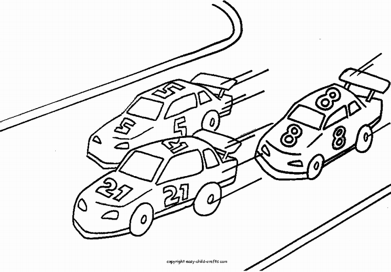 Dibujo para colorear: Race car (Transporte) #138840 - Dibujos para Colorear e Imprimir Gratis