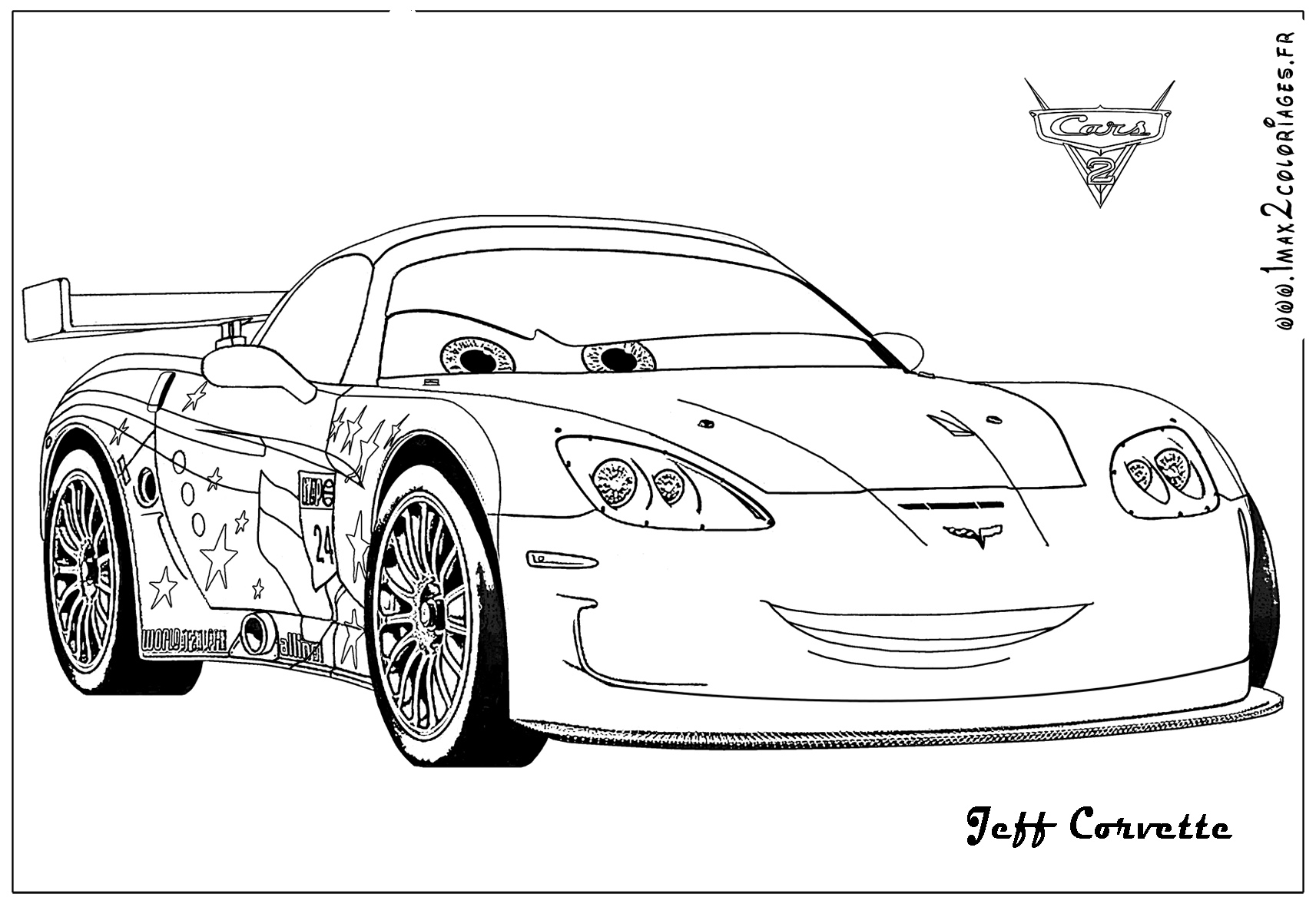 Dibujo para colorear: Race car (Transporte) #138866 - Dibujos para Colorear e Imprimir Gratis