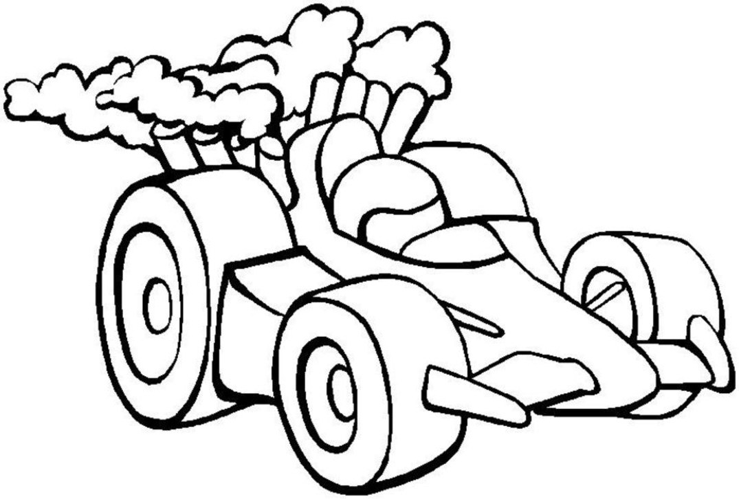 Dibujo para colorear: Race car (Transporte) #138868 - Dibujos para Colorear e Imprimir Gratis