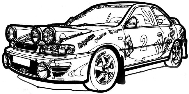 Dibujo para colorear: Race car (Transporte) #138876 - Dibujos para Colorear e Imprimir Gratis