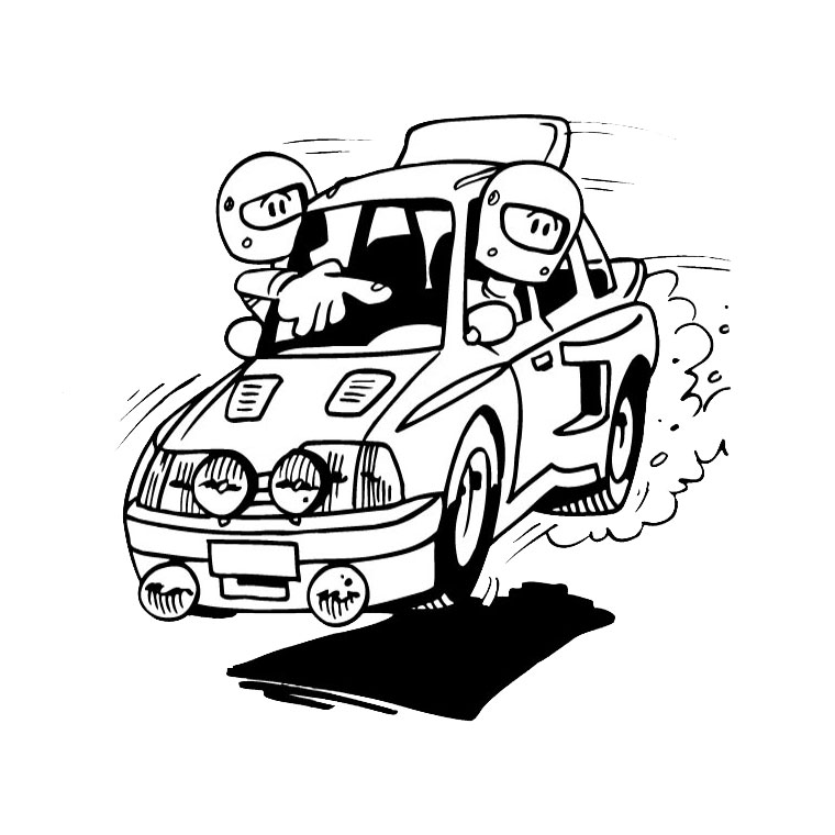 Dibujo para colorear: Race car (Transporte) #138929 - Dibujos para Colorear e Imprimir Gratis