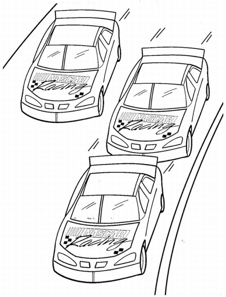 Dibujo para colorear: Race car (Transporte) #138948 - Dibujos para Colorear e Imprimir Gratis