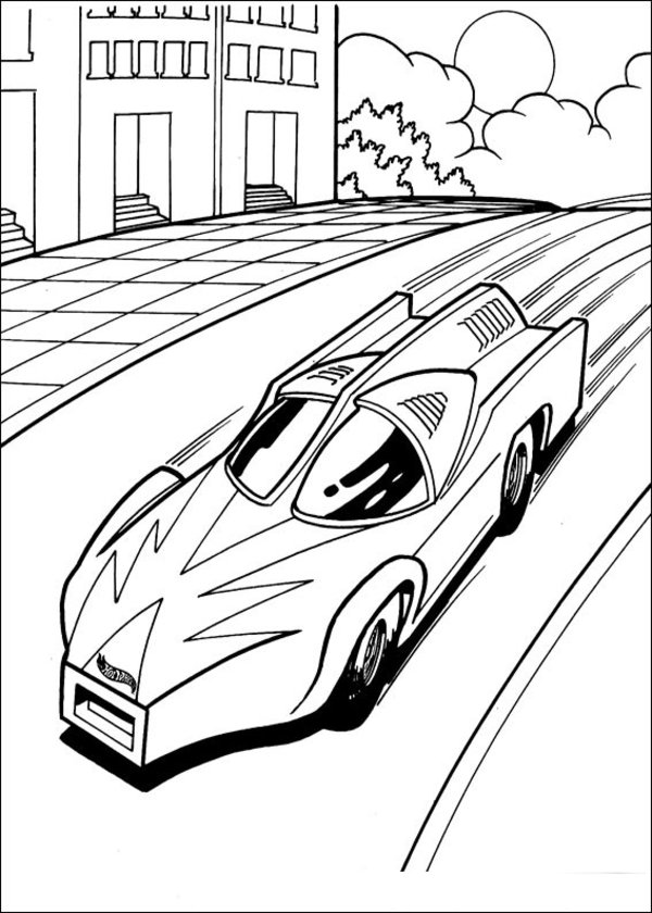 Dibujo para colorear: Race car (Transporte) #138990 - Dibujos para Colorear e Imprimir Gratis