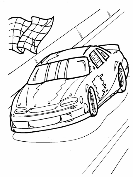 Dibujo para colorear: Race car (Transporte) #138997 - Dibujos para Colorear e Imprimir Gratis