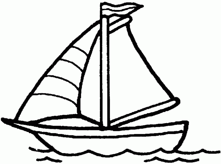 Dibujo para colorear: Sailboat (Transporte) #143567 - Dibujos para Colorear e Imprimir Gratis