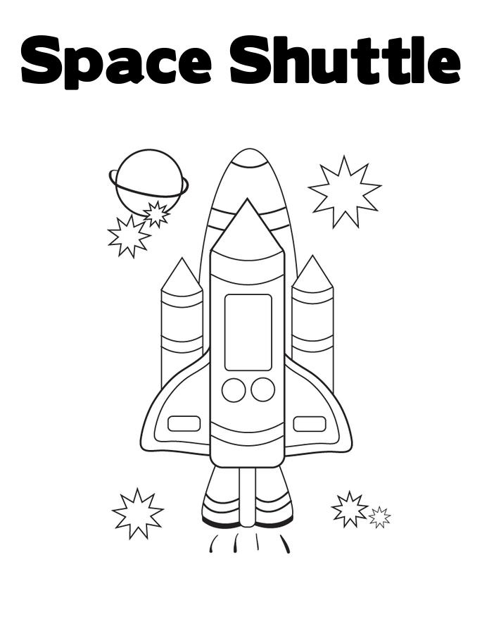 Dibujo para colorear: Spaceship (Transporte) #140448 - Dibujos para Colorear e Imprimir Gratis