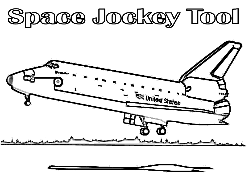 Dibujo para colorear: Spaceship (Transporte) #140498 - Dibujos para Colorear e Imprimir Gratis