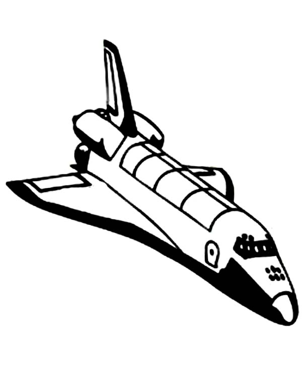 Dibujo para colorear: Spaceship (Transporte) #140523 - Dibujos para Colorear e Imprimir Gratis