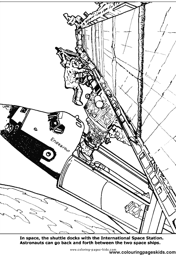 Dibujo para colorear: Spaceship (Transporte) #140565 - Dibujos para Colorear e Imprimir Gratis