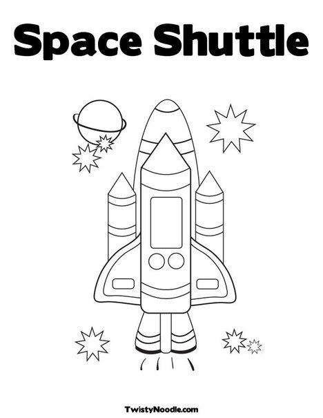 Dibujo para colorear: Spaceship (Transporte) #140566 - Dibujos para Colorear e Imprimir Gratis