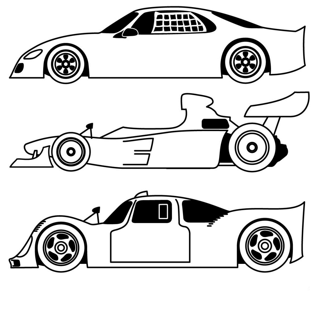 Dibujo para colorear: Sports car / Tuning (Transporte) #146936 - Dibujos para Colorear e Imprimir Gratis