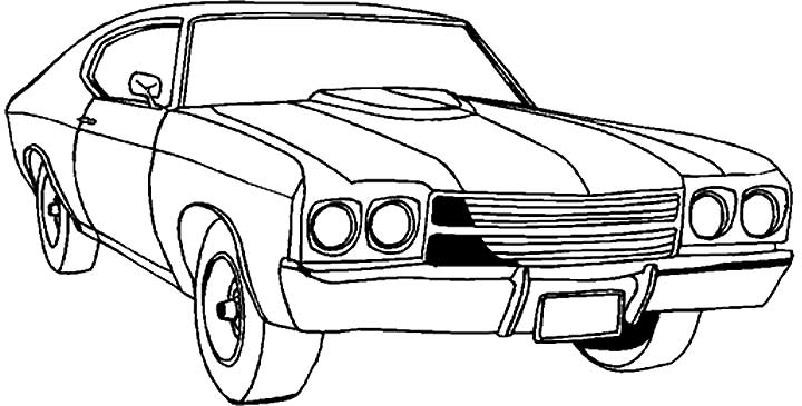 Dibujo para colorear: Sports car / Tuning (Transporte) #147000 - Dibujos para Colorear e Imprimir Gratis