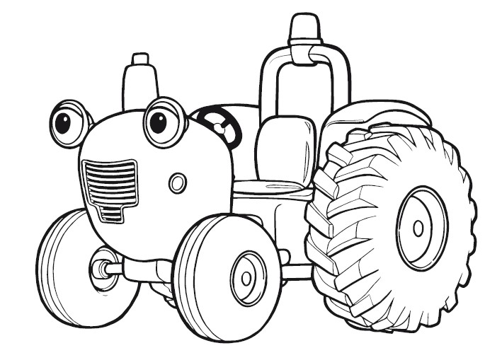 Dibujo para colorear: Tractor (Transporte) #141936 - Dibujos para Colorear e Imprimir Gratis