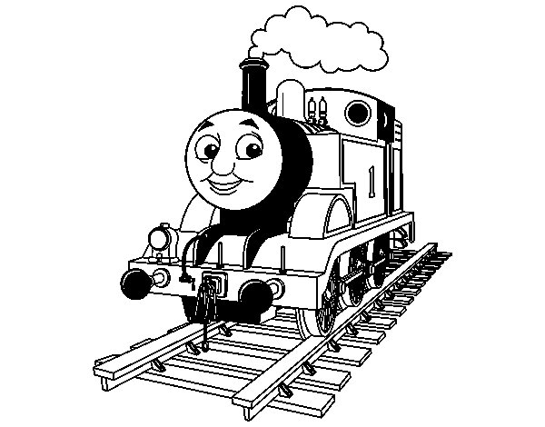 Dibujo para colorear: Train / Locomotive (Transporte) #135057 - Dibujos para Colorear e Imprimir Gratis