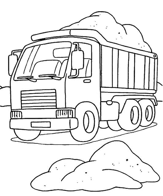 Dibujo para colorear: Truck (Transporte) #135565 - Dibujos para Colorear e Imprimir Gratis