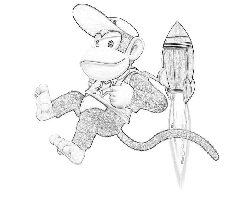 Dibujo para colorear: Donkey Kong (Videojuegos) #112181 - Dibujos para Colorear e Imprimir Gratis