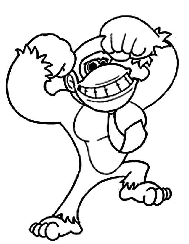 Dibujo para colorear: Donkey Kong (Videojuegos) #112189 - Dibujos para Colorear e Imprimir Gratis
