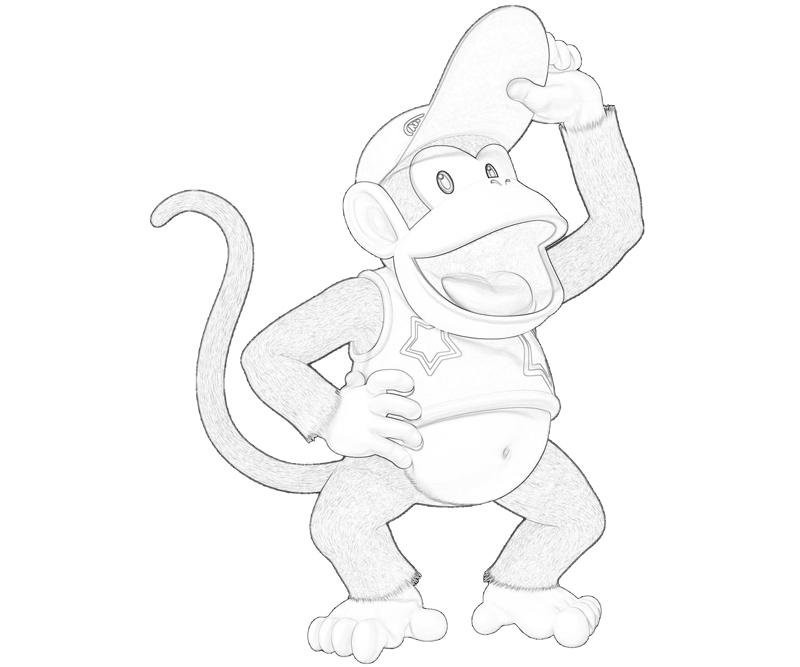 Dibujo para colorear: Donkey Kong (Videojuegos) #112221 - Dibujos para Colorear e Imprimir Gratis