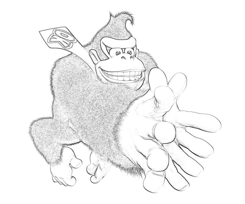Dibujo para colorear: Donkey Kong (Videojuegos) #112266 - Dibujos para Colorear e Imprimir Gratis