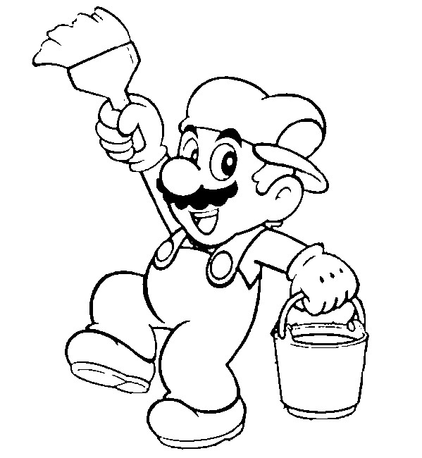 Dibujo para colorear: Mario Bros (Videojuegos) #112492 - Dibujos para Colorear e Imprimir Gratis