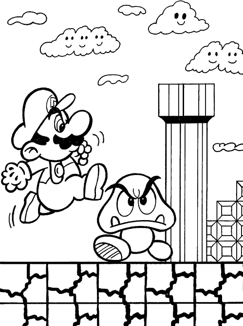 Dibujo para colorear: Mario Bros (Videojuegos) #112507 - Dibujos para Colorear e Imprimir Gratis