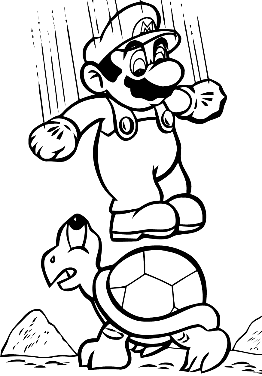 Dibujo para colorear: Mario Bros (Videojuegos) #112508 - Dibujos para Colorear e Imprimir Gratis