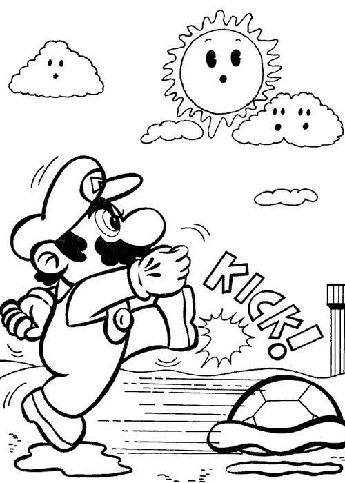 Dibujo para colorear: Mario Bros (Videojuegos) #112542 - Dibujos para Colorear e Imprimir Gratis