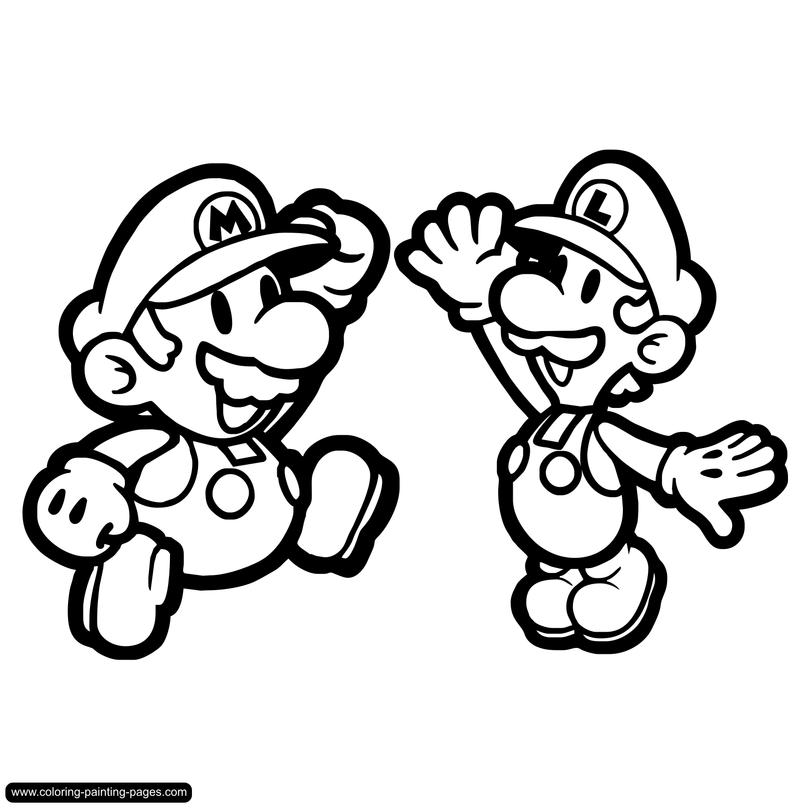 Dibujo para colorear: Mario Bros (Videojuegos) #112550 - Dibujos para Colorear e Imprimir Gratis