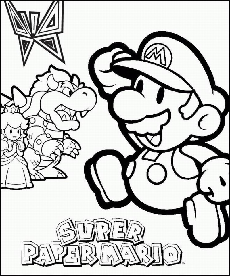 Dibujo para colorear: Mario Bros (Videojuegos) #112555 - Dibujos para Colorear e Imprimir Gratis