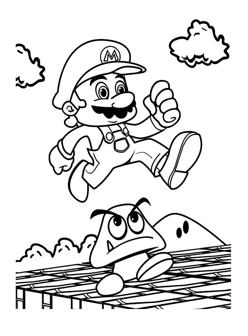 Dibujo para colorear: Mario Bros (Videojuegos) #112603 - Dibujos para Colorear e Imprimir Gratis