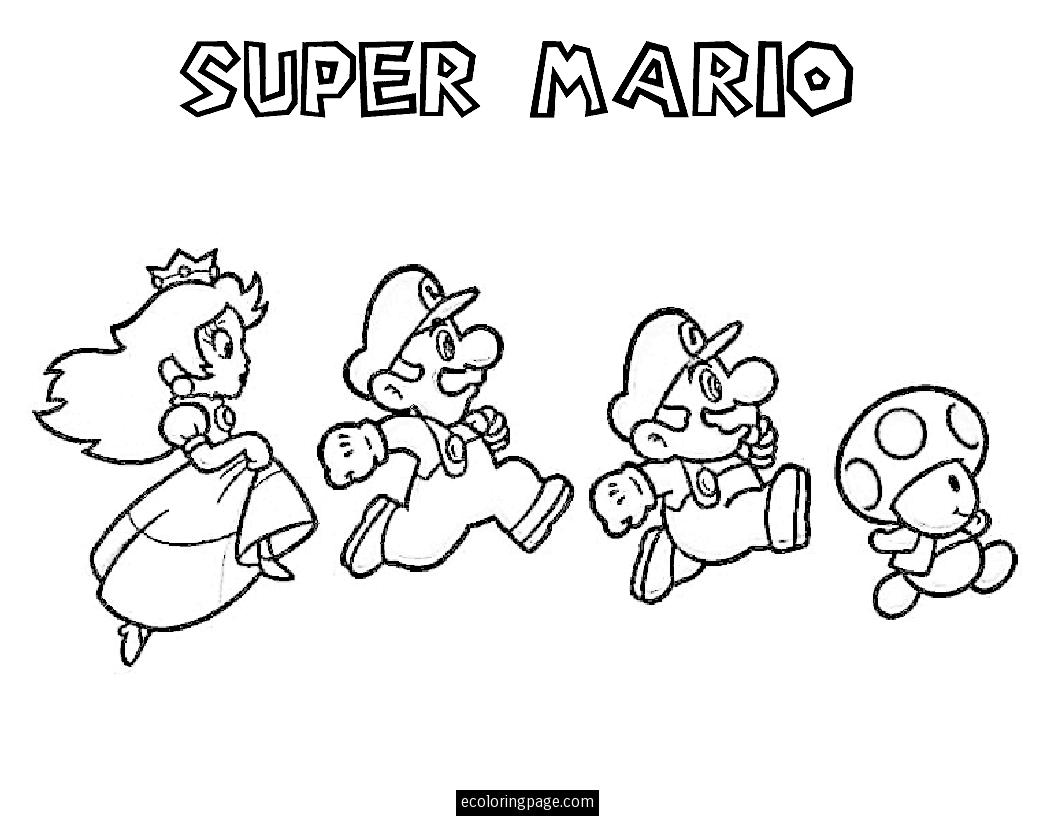 Dibujo para colorear: Mario Bros (Videojuegos) #112611 - Dibujos para Colorear e Imprimir Gratis