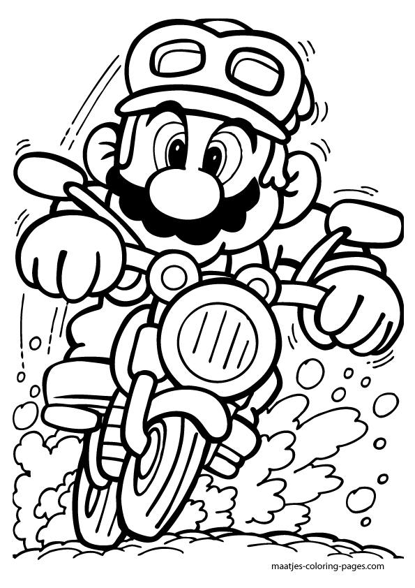 Dibujo para colorear: Mario Kart (Videojuegos) #154509 - Dibujos para Colorear e Imprimir Gratis